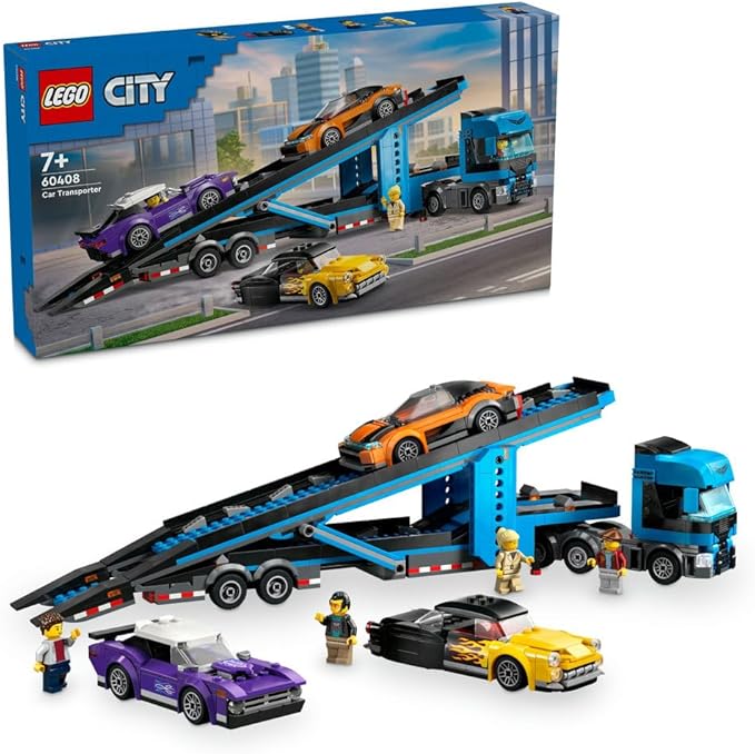 Car Transporter Truck with Sports Cars-Lego 6470779