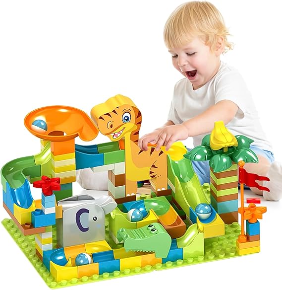 [2025240623213] Feelo Dinosaur Catapult Slide 78 Pcs-FL2321
