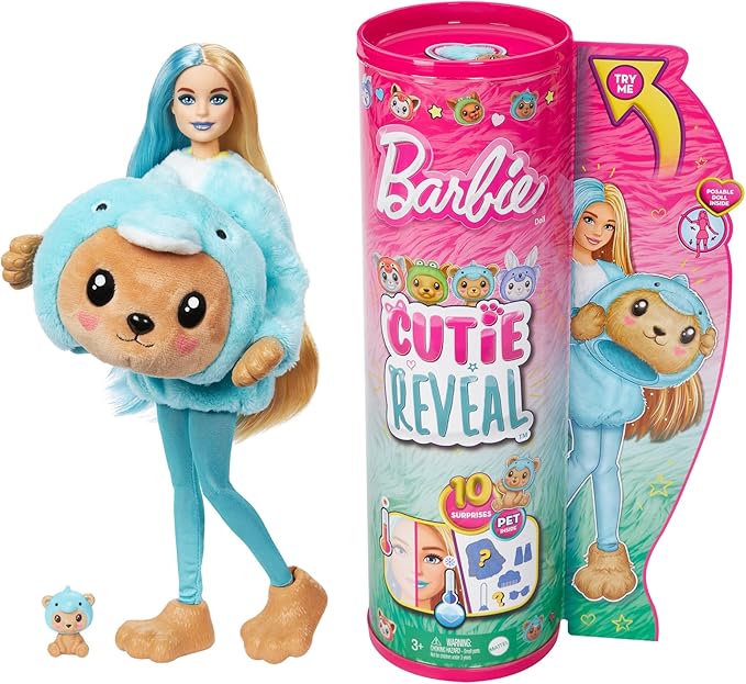 Barbie Cutie Reveal Togetherness Bear -JFV60