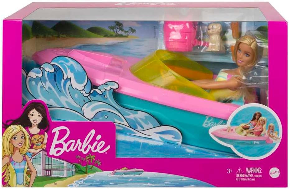 Barbie Boat with Doll-GRG30