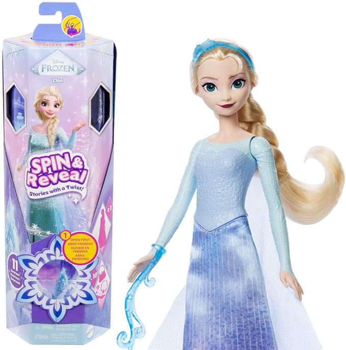 [194735280360] Frozen Dolls Spin & Reveal Elsa-JBG59