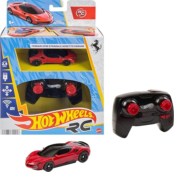 [194735311057] Hot Wheels RC 1:64 Ferrari-JGD09