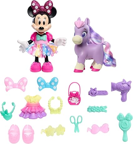 [886144882395] Minnie Mouse Groom & Glam Pony Set-88239