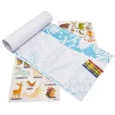  Colour Map Roll Animals w/4 crayons-Crayola CH15437-PS