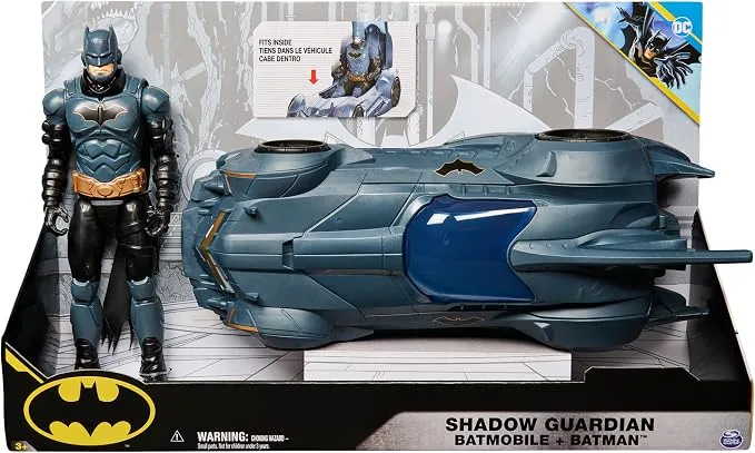 DC Batman Shadow Guardian Batmobile 12" w/Figure Set-6070521