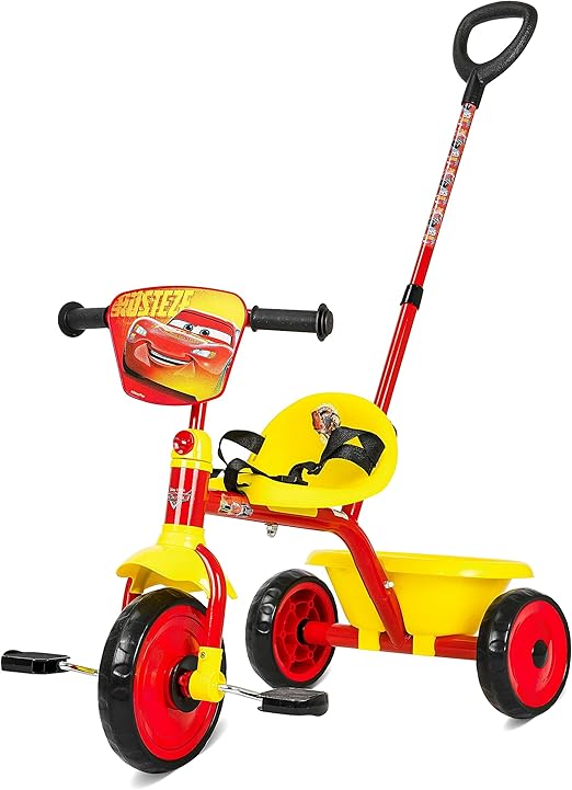 [SP-5010] Spartan Disney Cars Tricycle with Pushbar-SP-5010
