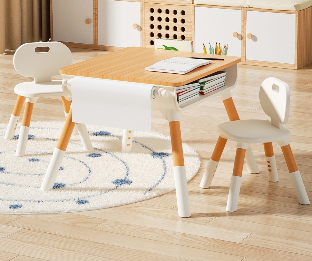 [B3-8833B] Double Deck Learning Table & Chair-B3-8833B