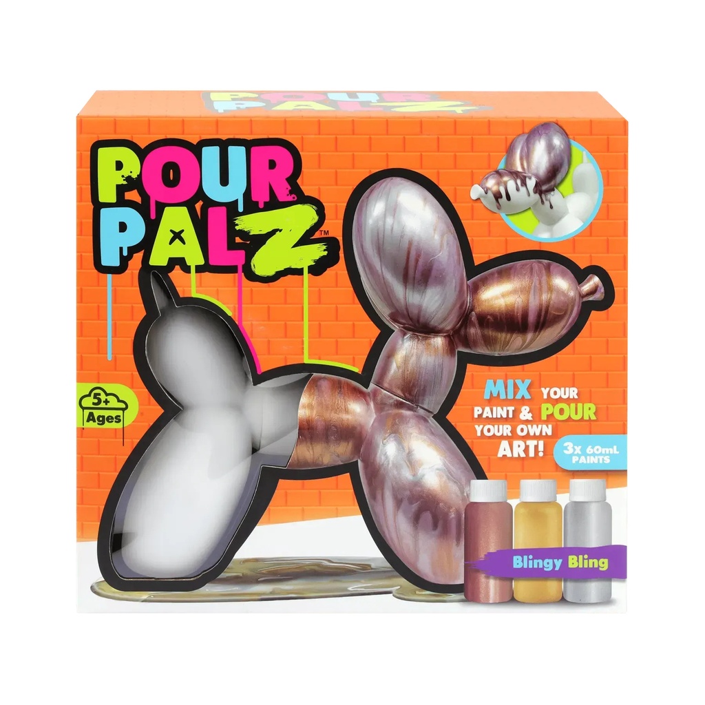 [840148220348] Pour Palz Mini Balloon Dog w/ Keyring-G18194