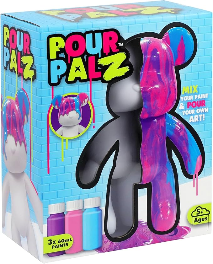 Pour Palz DIY Paint Bear W1 Berry Blast 40ml- G08682