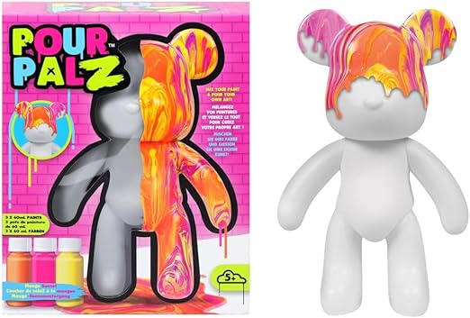 Pour Palz DIY Paint Bear W1 Mango Sunset -GS-G08683