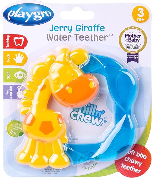 [9321104863362] Playgro Jerry Giraffe Water Teether –PG186336