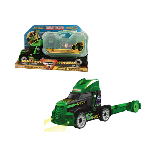 MONSTER JAM TRANSPORTER BUILD GRAVE DIGGER-5004490