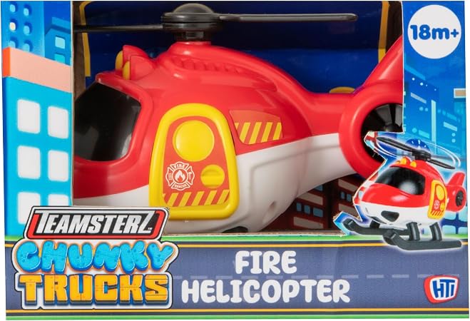 Teamsterz Chunky Trucks Fire Helicopter -1425024