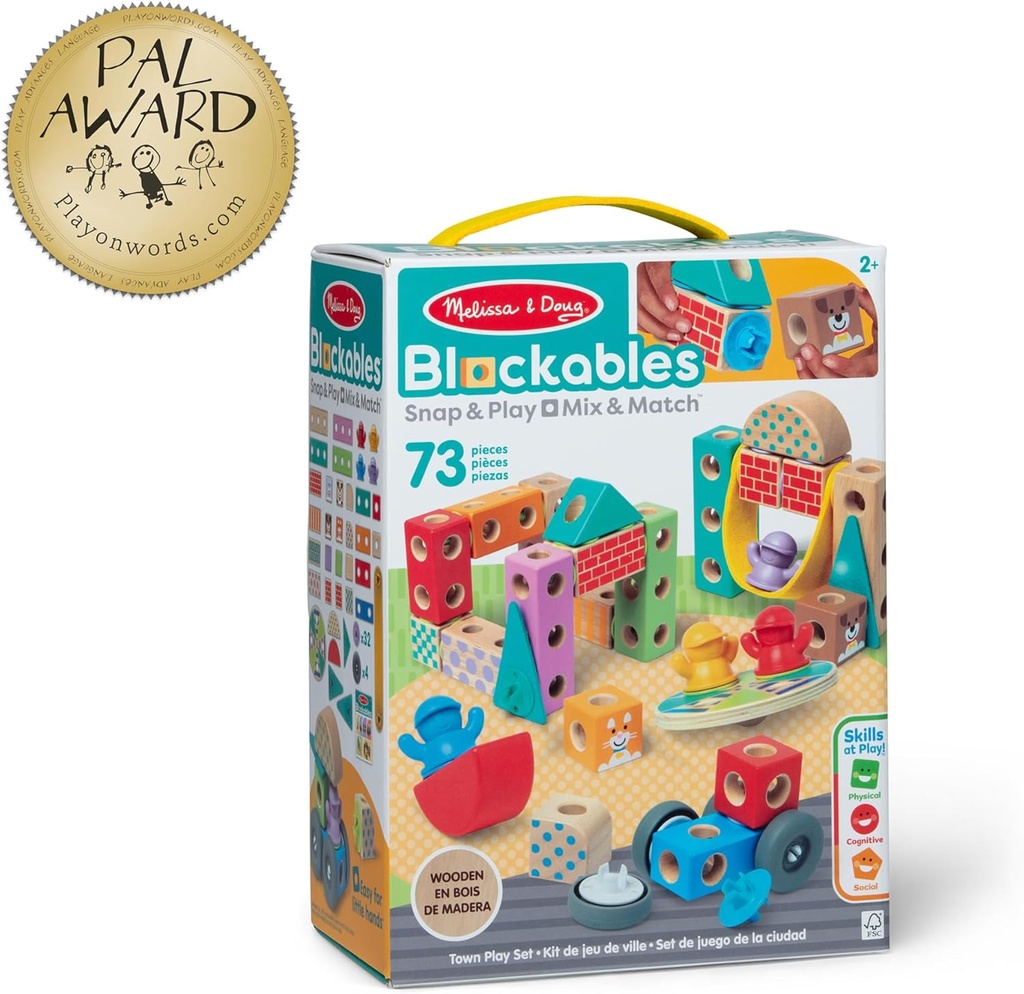 M&D Wooden Blockables Town-6074901