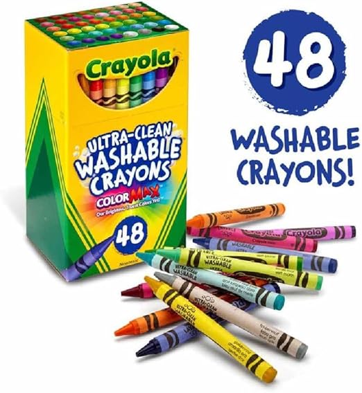 48 Ultra Clean Washable Crayons -CY52-6948