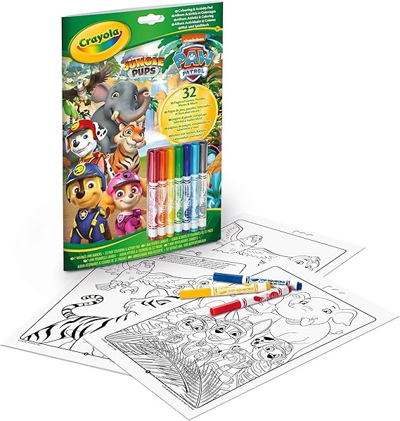 [71662069186] COLOUR & ACTIVITY PAD W
MARKERS PAW PATROL-CY04-6918G
