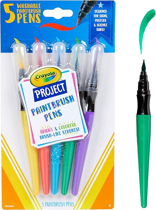 Washable No Drip Paint Brush Pens-CY54-6201