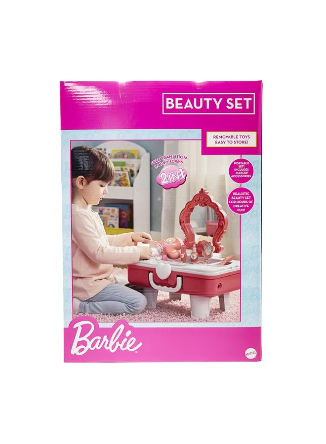 Barbie 2 in 1 Beauty Set-ST-MAT0117