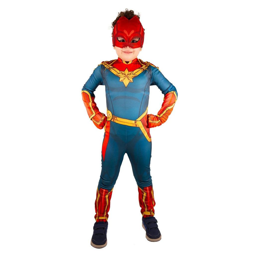 [6291106607024] Captain Marvel Classic Costume 5-6 yrs-MAR7024