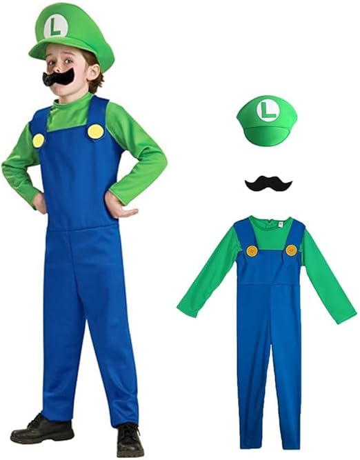 CHILD LUIGI ELEVATED DRESS-UP 7-8 yrs -146369K