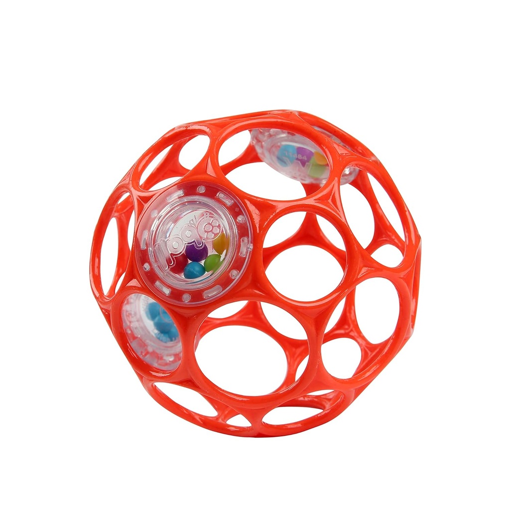 Bright Starts Oball Rattle Easy Grasp Toy Red-11487