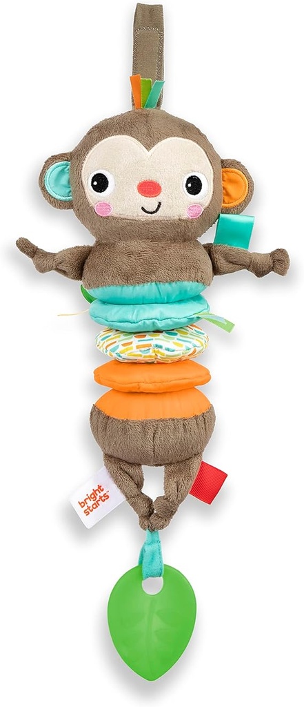 Bright Start Pull Down Musical Monkey Peg -13089