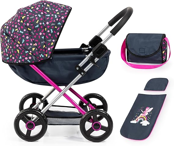 [4003336127805] BAYER PRAM SET SMARTY FITS 46CM DOLLS -12780AA