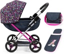 BAYER PRAM SET SMARTY FITS 46CM DOLLS -12780AA