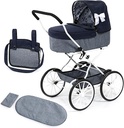BAYER BABY DOLLS PRAM SET CLASSIC GREY -14381AA