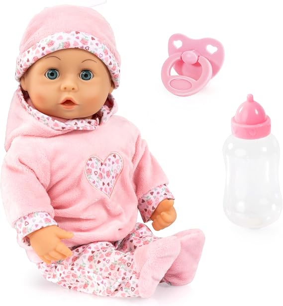BAYER BABY DOLL FIRST WORDS PINK-  93824CR