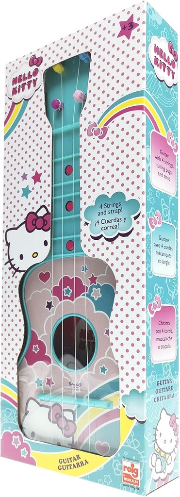 HELLO KITTY 4STRING GUITAR-1513