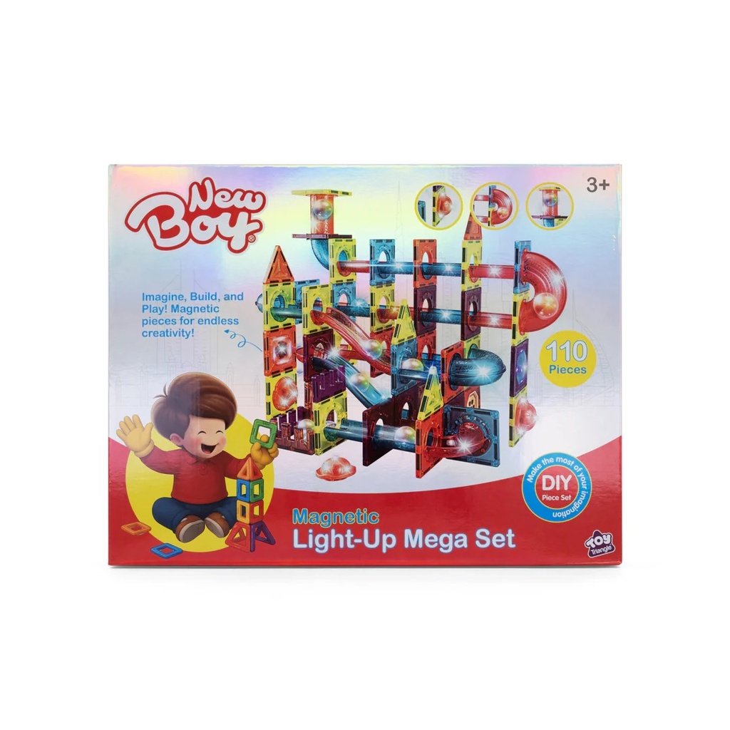 New Boy Magnetic Light-Up Mega Set-NB-698090