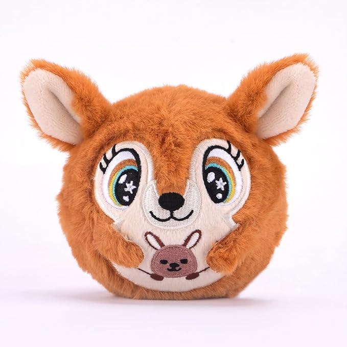 دمية كنغر بنية اللون قابلة للقفز - جامبي-توم-5011