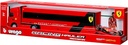 1:43 Iveco S Way cab w/Trailer and 1 Ferrari -Bburago 18-36867