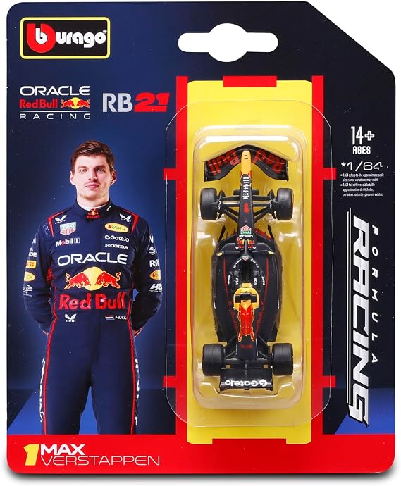 [4893993580033] 1:64 Formula  Oracle Red Bull Racing RB21 -Bburago 18-58003