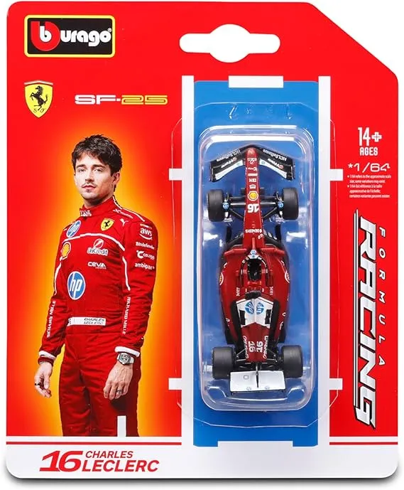 [4893993568017] 1:64 Ferrari Formula SF-25 -Bburago 18-56801