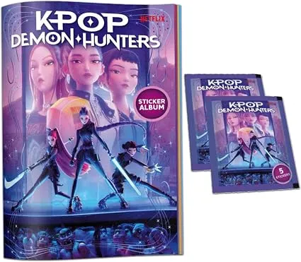 [8056126060321]  DEMON HUNTERS K POP Sticker Album -DMX0673