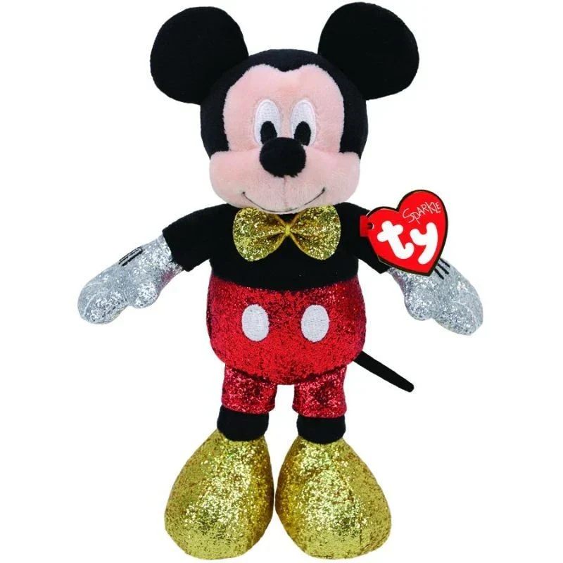 [8421901944] TY DISNEY MICKEY RED SPARKLE M-90194