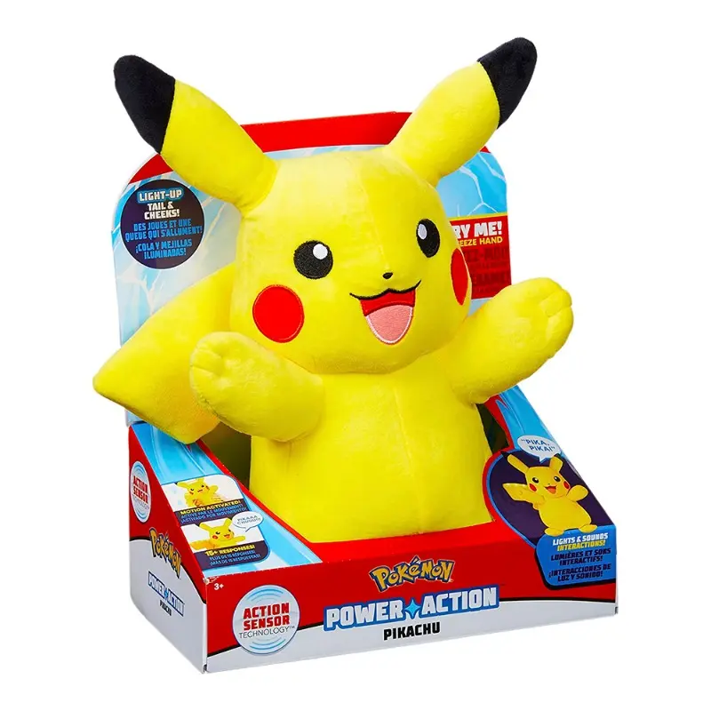 POKEMON FEATURE DLX PLUSH PIKACHU 11IN-PKW2365