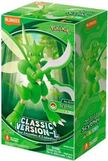 [810181531534] Blokees Pokemon Classic Version-L Scyther 74105