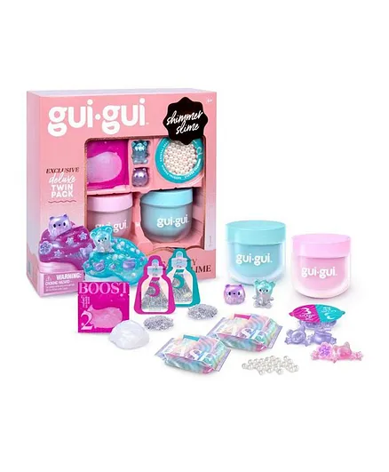 GUIGUI SHIMMER SLIME DELUXE TWIN PACK-90738