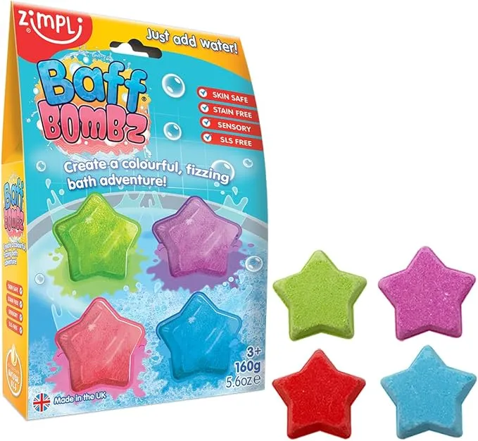 BAFF BOMBZ 4 PK  STAR - 140g-6800006579