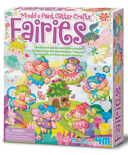 4M Mould & Paint Glitter Fairy-03524