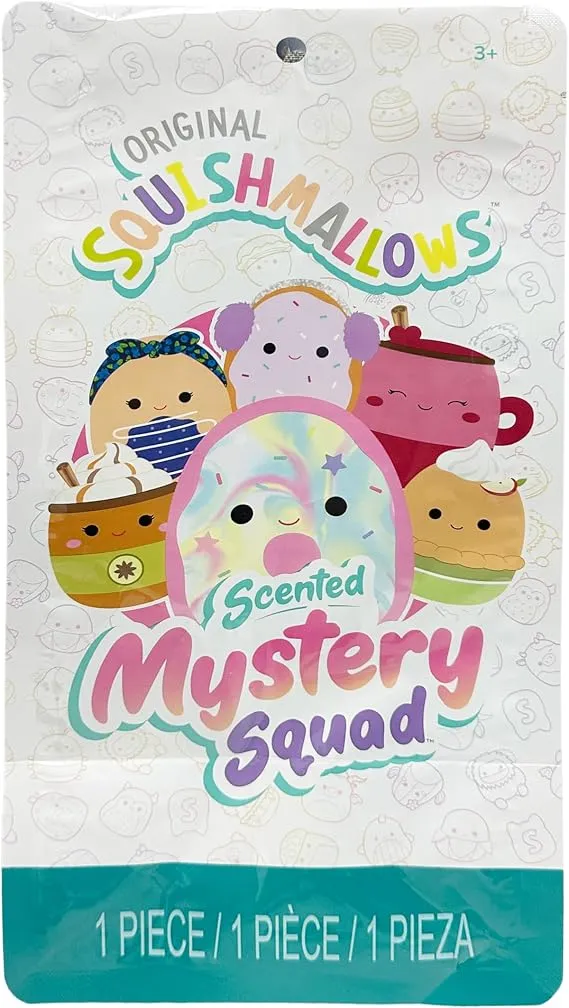 8IN LITTLE PLUSH SQUISHMALLOWS MYSTERY BAGS-SQCR09318