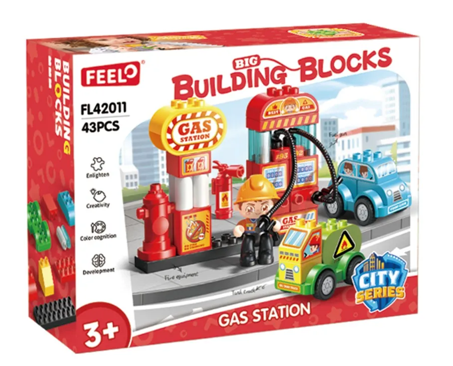 Feelo 43 Pcs Gas Station-FL42011