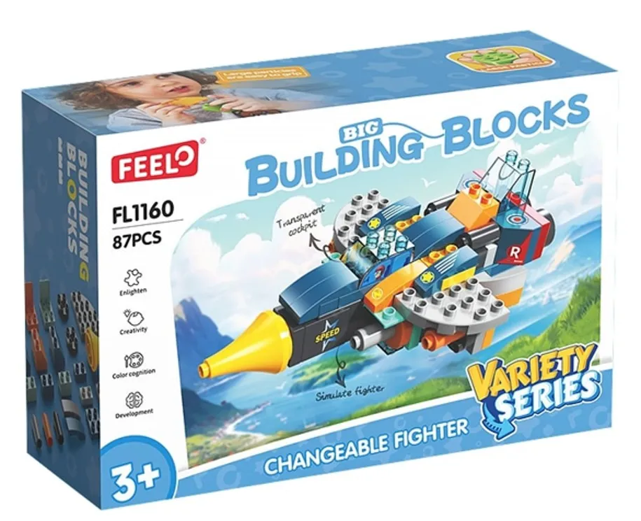 Feelo 87 Pcs Fighter-FL1160