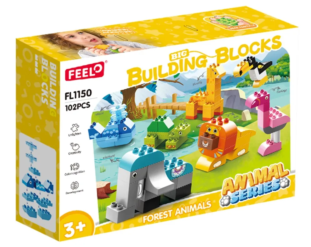 Feelo 102 Pcs Forest Animals-FL1150