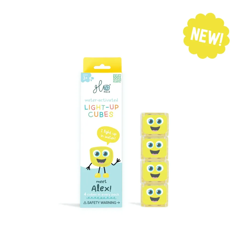 Glo Pals 4 PK Alex cubes-GP4PKALEX