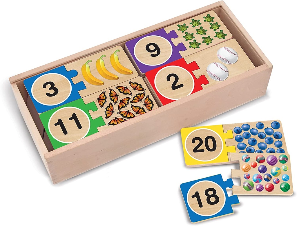 [2542] NUMBER PUZZLE - Melissa & Doug 2542