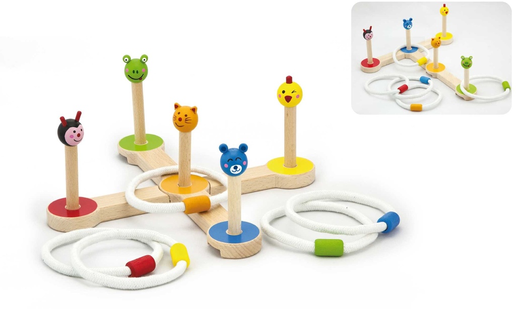 [6934510501747] Ring Toss Animals - Viga 50174
